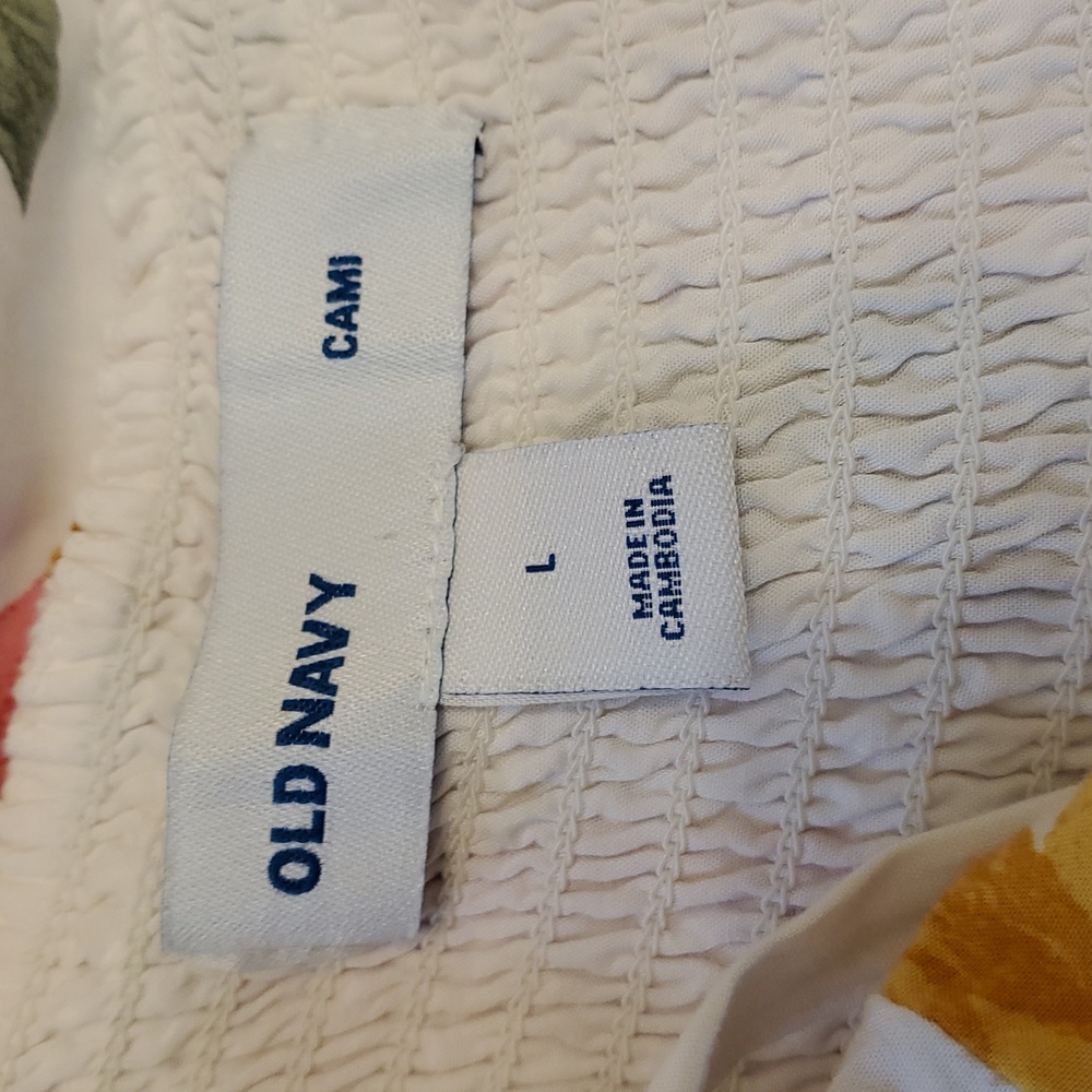 Old Navy Cami Floral Midi Dress with Pockets, Size Large - Picture 11 of 13